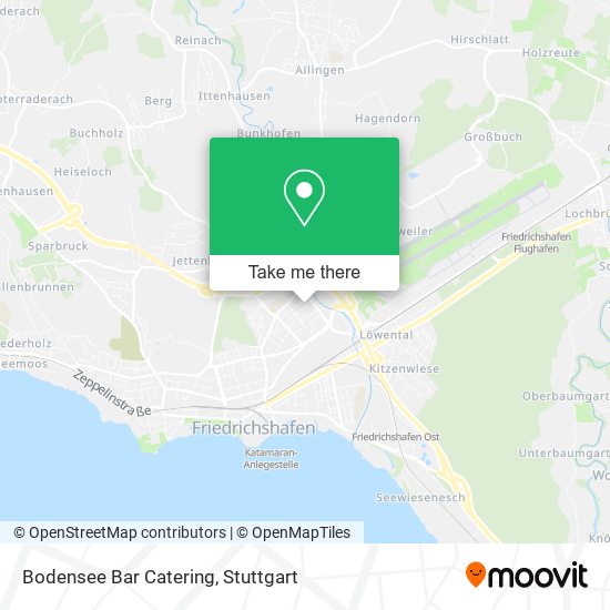 Bodensee Bar Catering map