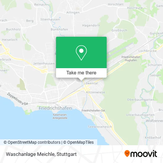 Карта Waschanlage Meichle