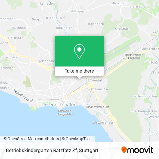 Betriebskindergarten Ratzfatz Zf map