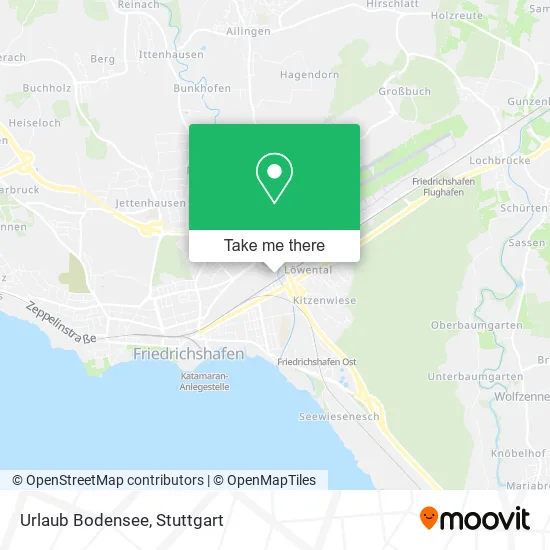 Карта Urlaub Bodensee