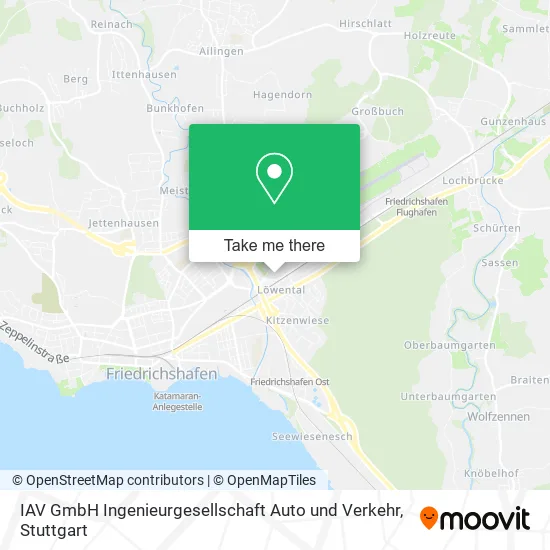 Карта IAV GmbH Ingenieurgesellschaft Auto und Verkehr