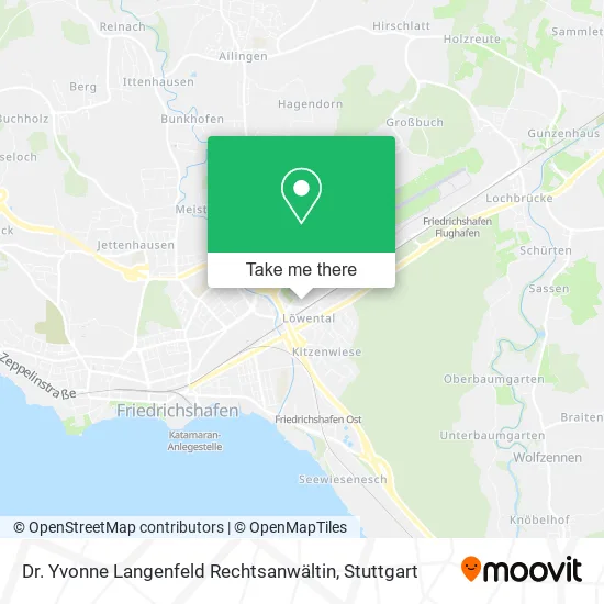 Карта Dr. Yvonne Langenfeld Rechtsanwältin