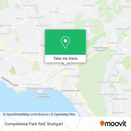 Карта Competence Park fünf