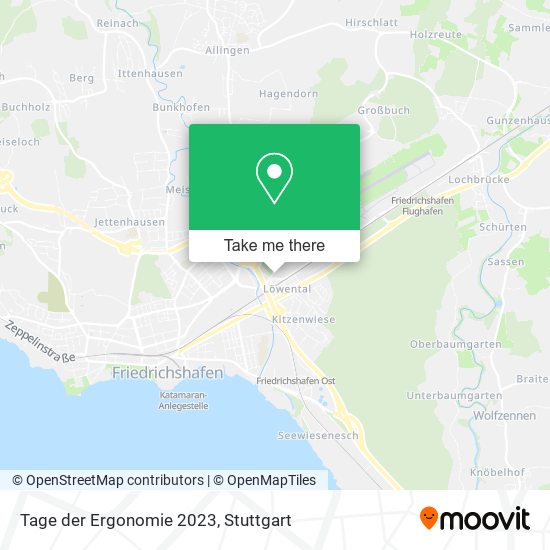 Карта Tage der Ergonomie 2023
