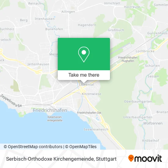 Карта Serbisch-Orthodoxe Kirchengemeinde