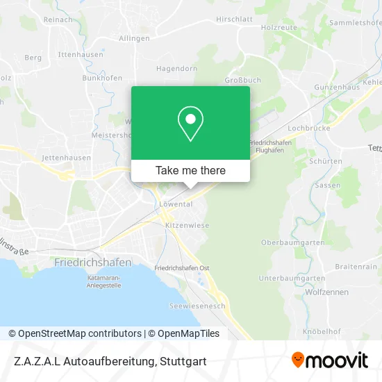 Карта Z.A.Z.A.L Autoaufbereitung