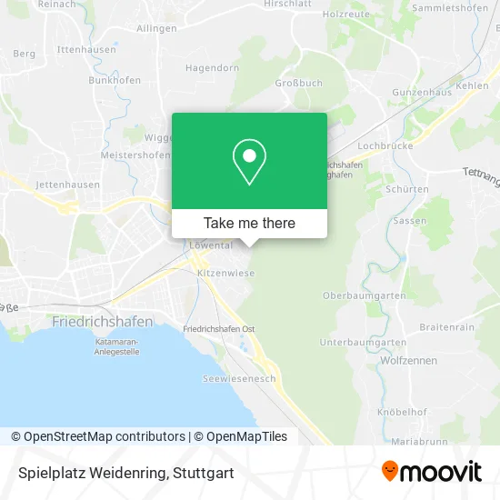 Карта Spielplatz Weidenring