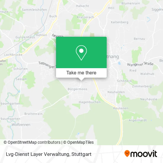 Карта Lvg-Dienst Layer Verwaltung