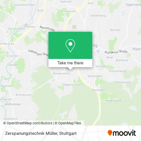 Карта Zerspanungstechnik Müller