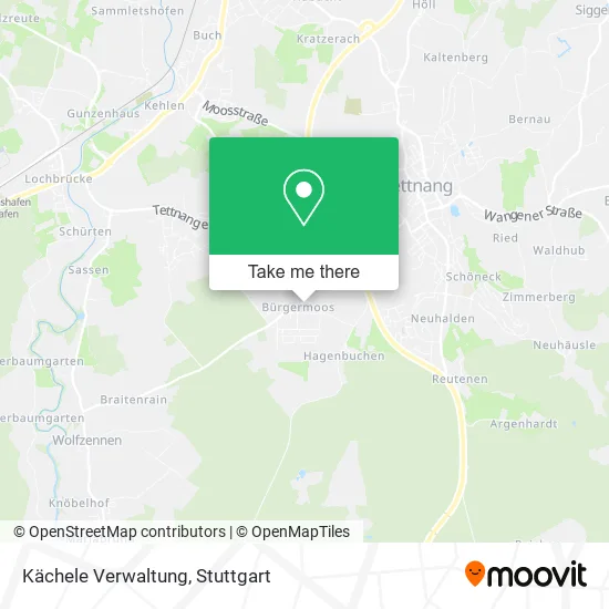 Карта Kächele Verwaltung