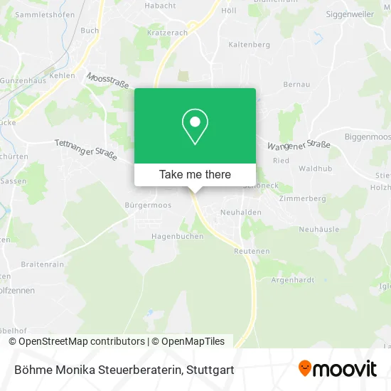 Карта Böhme Monika Steuerberaterin