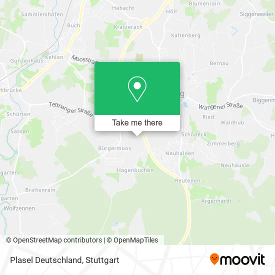 Карта Plasel Deutschland
