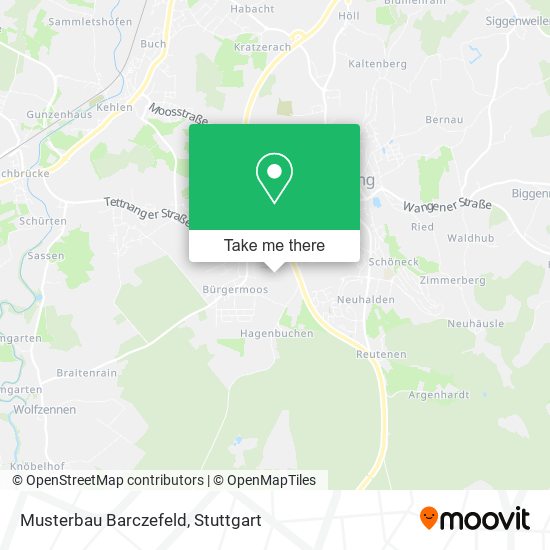 Musterbau Barczefeld map