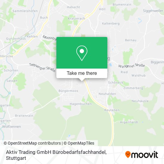 Aktiv Trading GmbH Bürobedarfsfachhandel map