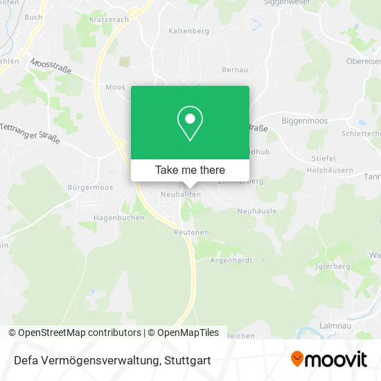 Карта Defa Vermögensverwaltung