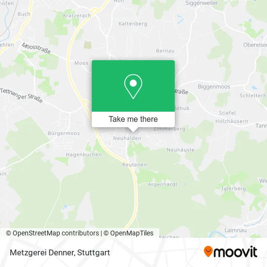 Карта Metzgerei Denner