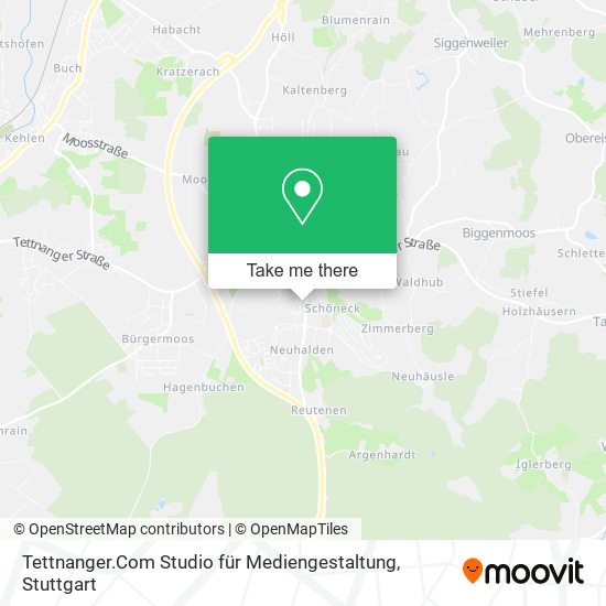 Карта Tettnanger.Com Studio für Mediengestaltung