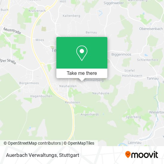 Auerbach Verwaltungs map