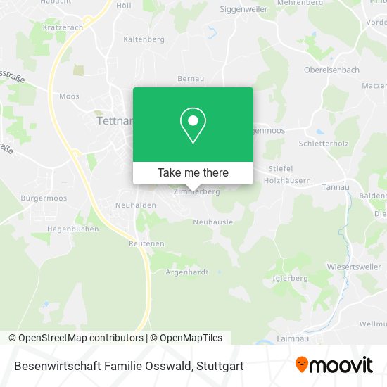 Besenwirtschaft Familie Osswald map