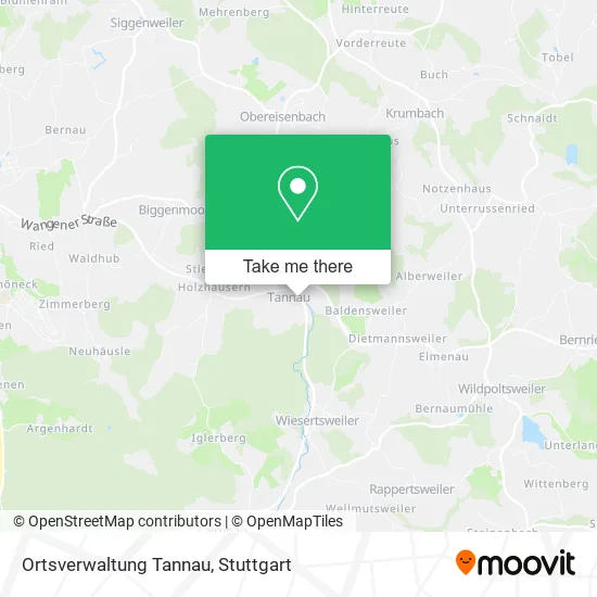 Карта Ortsverwaltung Tannau