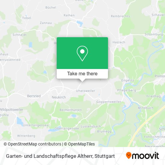 Карта Garten- und Landschaftspflege Altherr