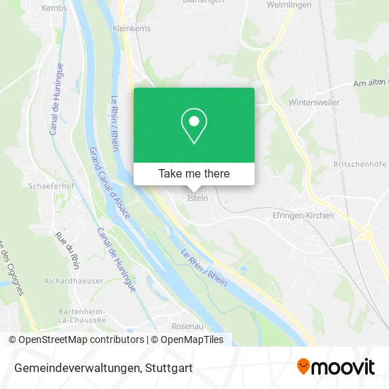 Карта Gemeindeverwaltungen