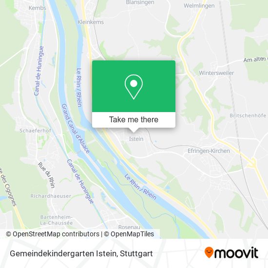 Gemeindekindergarten Istein map