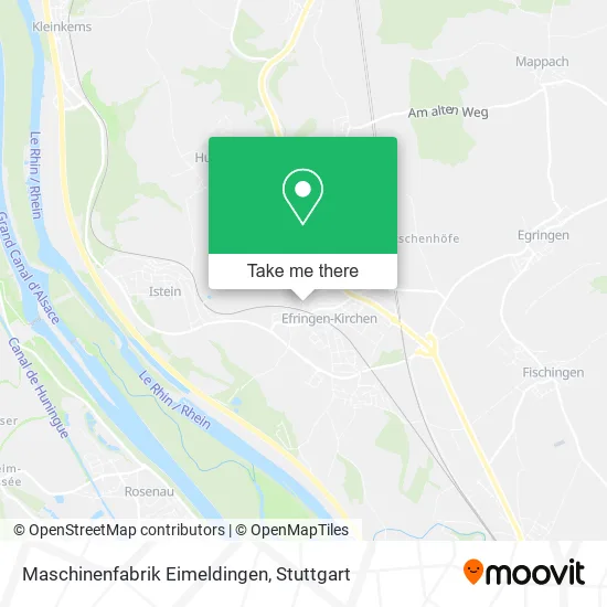 Карта Maschinenfabrik Eimeldingen