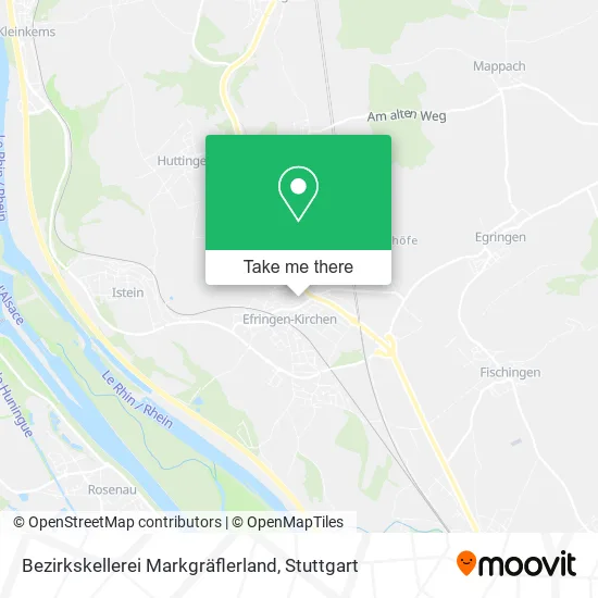 Карта Bezirkskellerei Markgräflerland