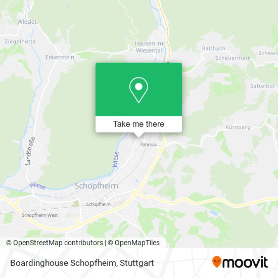 Boardinghouse Schopfheim map