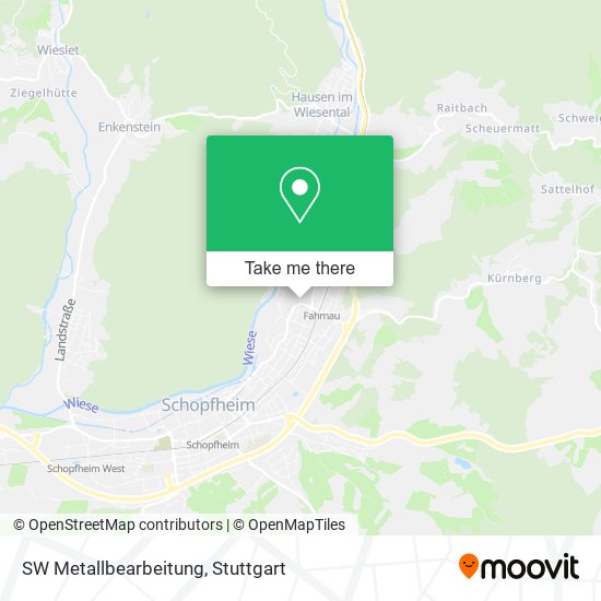 SW Metallbearbeitung map