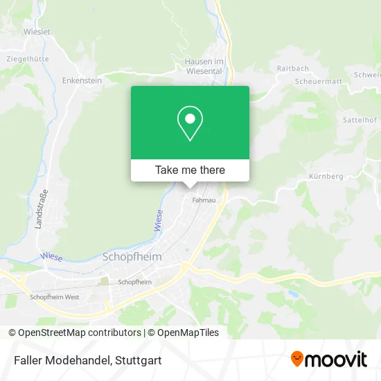 Карта Faller Modehandel