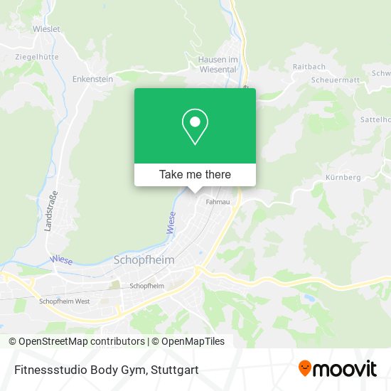 Fitnessstudio Body Gym map