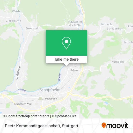 Карта Peetz Kommanditgesellschaft