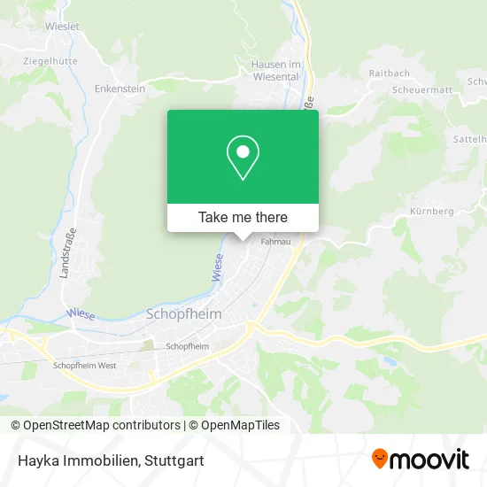 Карта Hayka Immobilien
