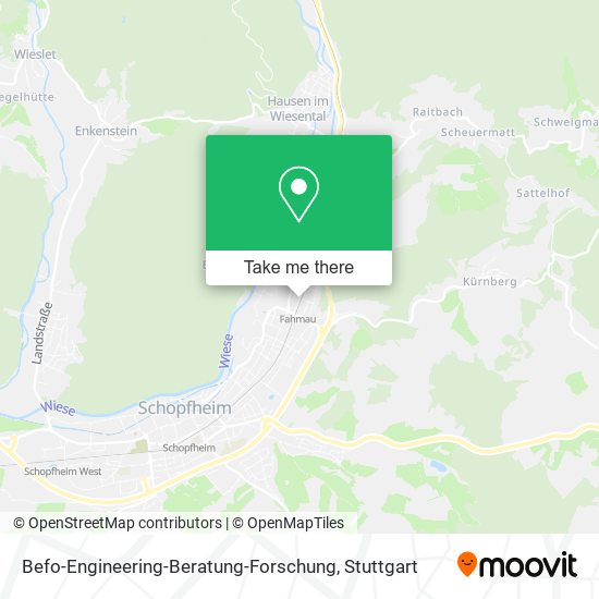 Карта Befo-Engineering-Beratung-Forschung
