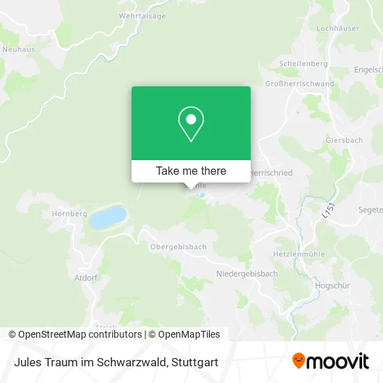 Карта Jules Traum im Schwarzwald