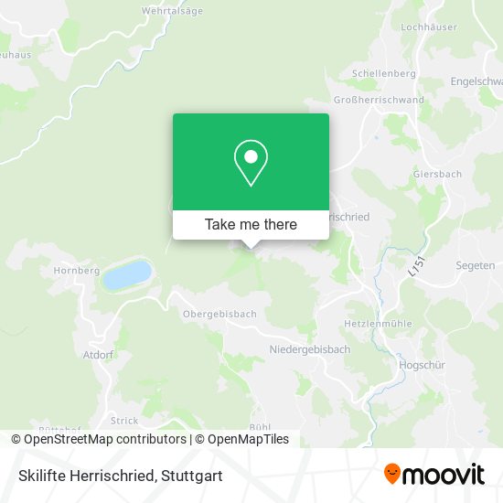 Skilifte Herrischried map