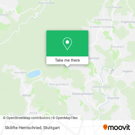 Карта Skilifte Herrischried