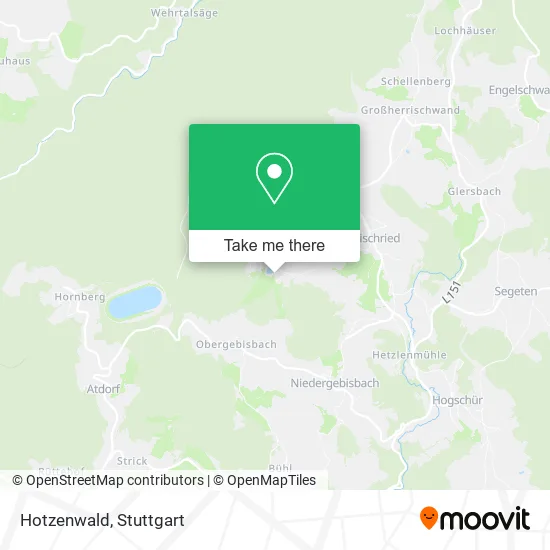 Карта Hotzenwald