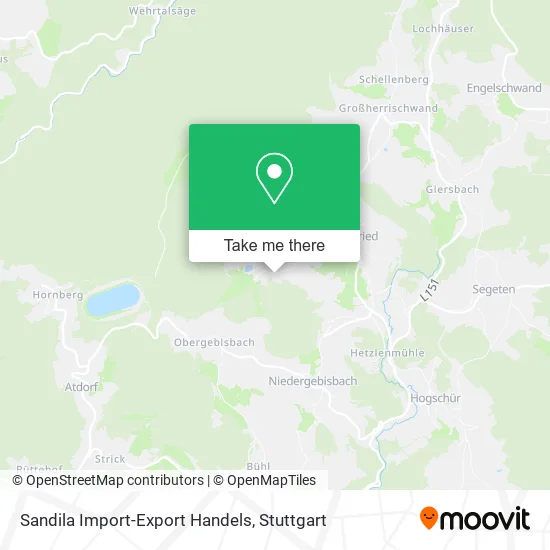 Карта Sandila Import-Export Handels