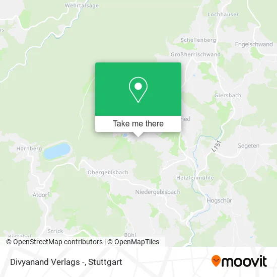 Карта Divyanand Verlags -