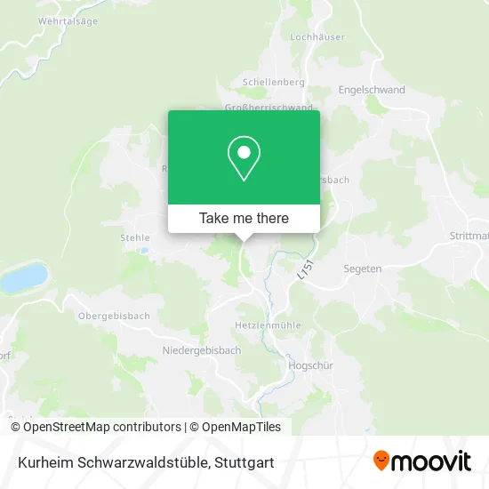 Карта Kurheim Schwarzwaldstüble