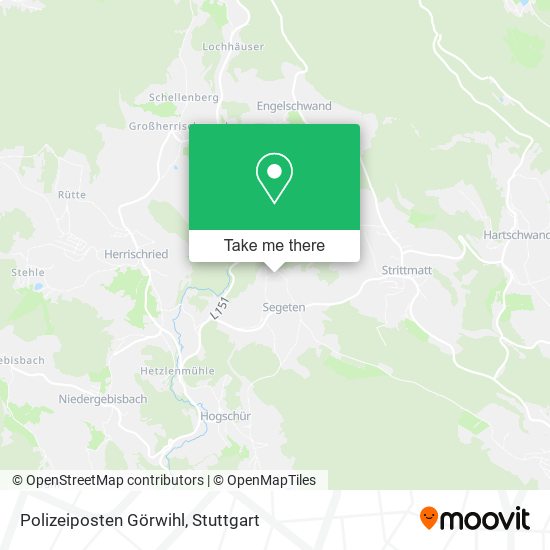 Polizeiposten Görwihl map