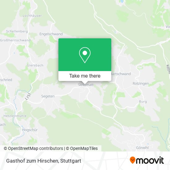 Gasthof zum Hirschen map