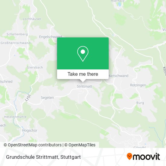 Grundschule Strittmatt map