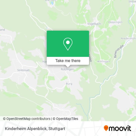 Kinderheim Alpenblick map