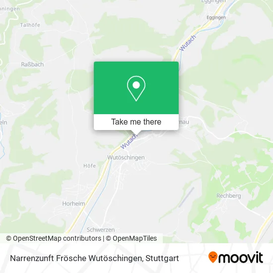 Карта Narrenzunft Frösche Wutöschingen