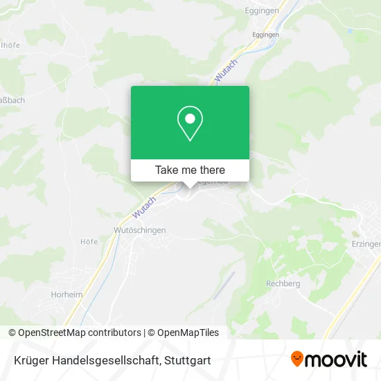 Карта Krüger Handelsgesellschaft