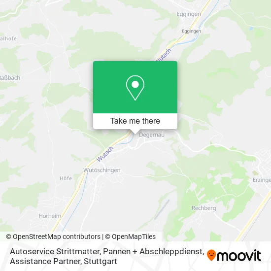 Карта Autoservice Strittmatter, Pannen + Abschleppdienst, Assistance Partner
